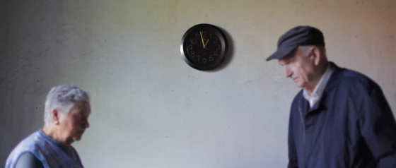 Frame from the short film Ser E Voltar