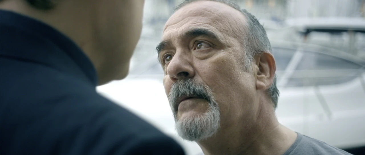 Frame from the short film El Corredor