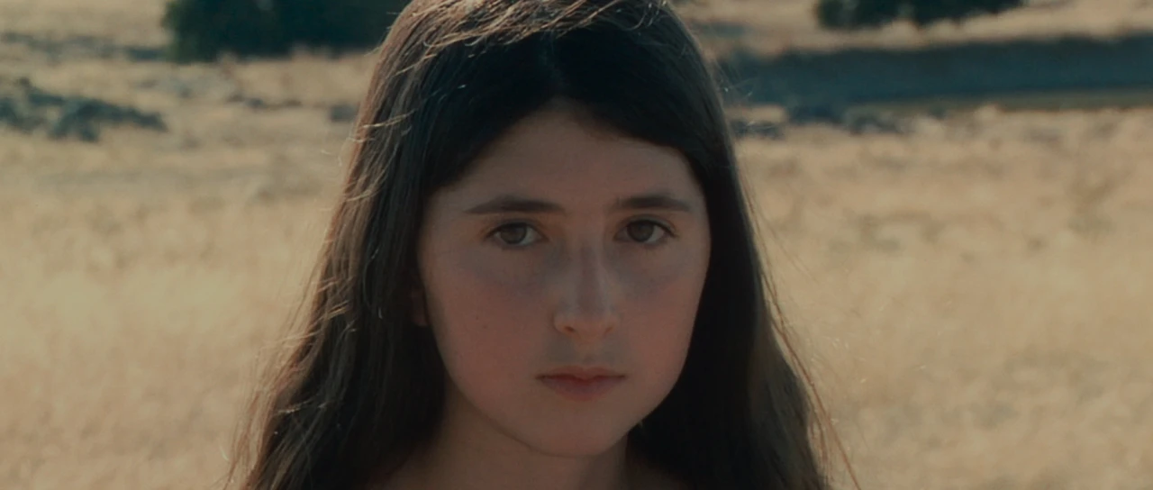 Frame from the short film La Niña Mártir