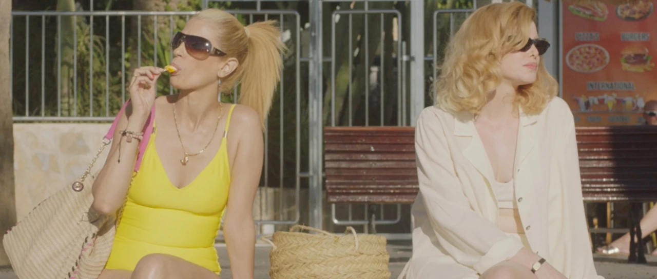 Frame from the short film Sóc Vertical Però M'agradaria Ser Horitzontal